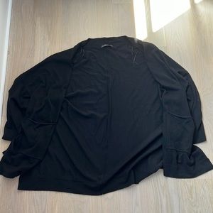 You can wear the black when you go out to dinner. It goes with a pair of jeans.